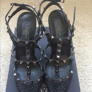 Valentino Rockstud Crystal Pumps